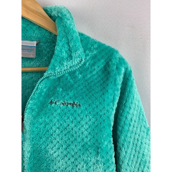 Women's Columbia Mint Green Interchangeable Jacket Size L - Picture 15 of 16